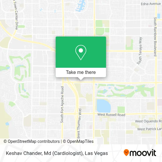 Keshav Chander, Md (Cardiologist) map