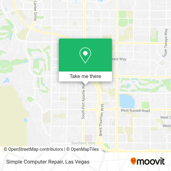 Simple Computer Repair map