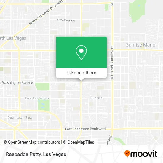 Raspados Patty map