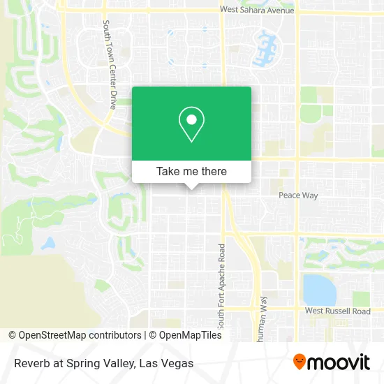 Reverb at Spring Valley map
