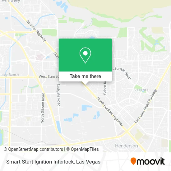 Smart Start Ignition Interlock map
