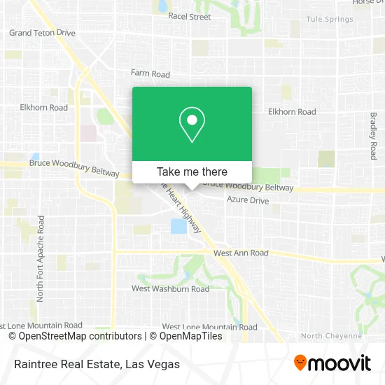 Raintree Real Estate map