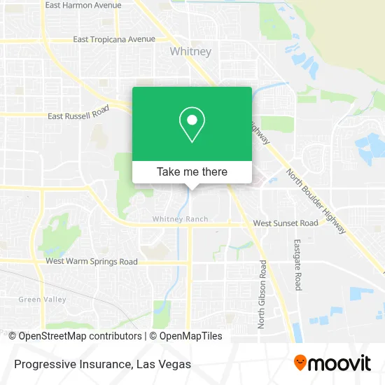 Progressive Insurance map