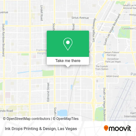 Ink Drops Printing & Design map