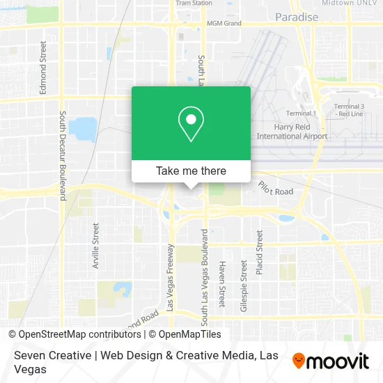 Seven Creative | Web Design & Creative Media map