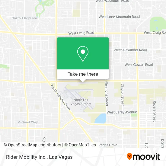Rider Mobility Inc. map