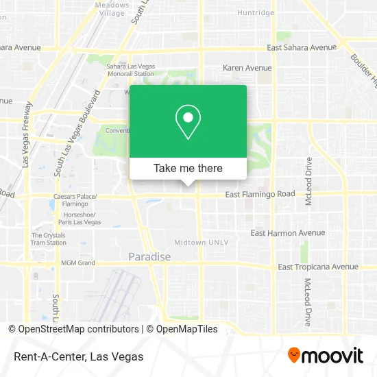 Rent-A-Center map