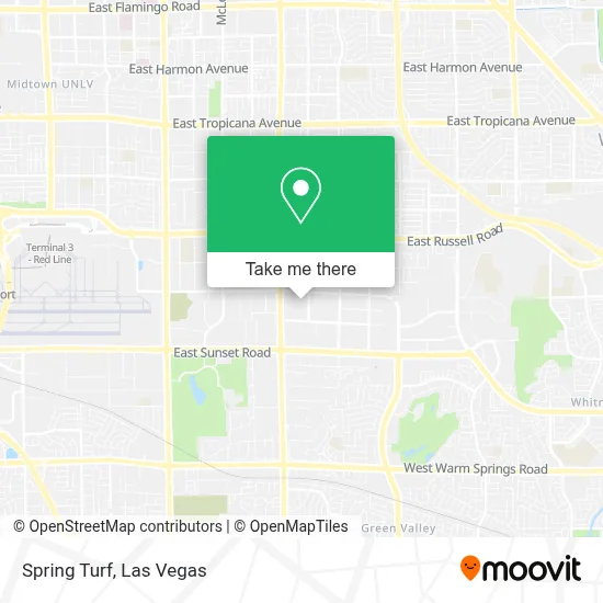 Spring Turf map