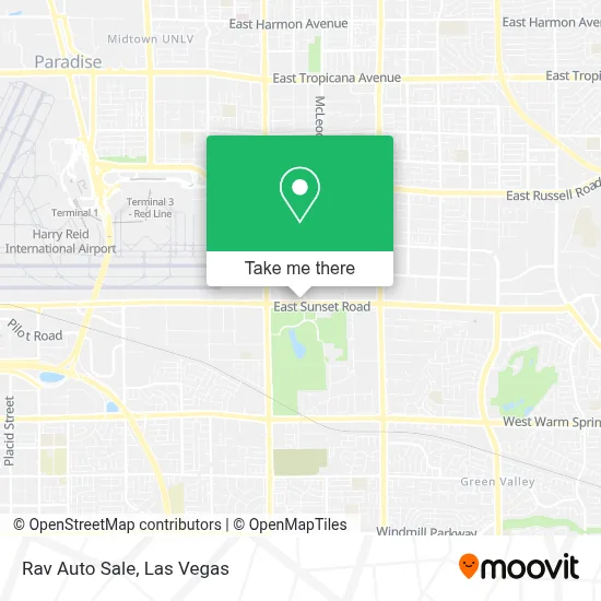 Rav Auto Sale map