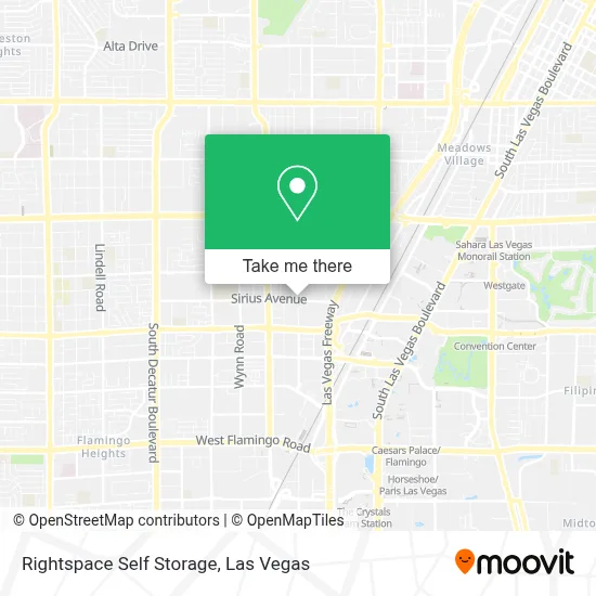 Rightspace Self Storage map