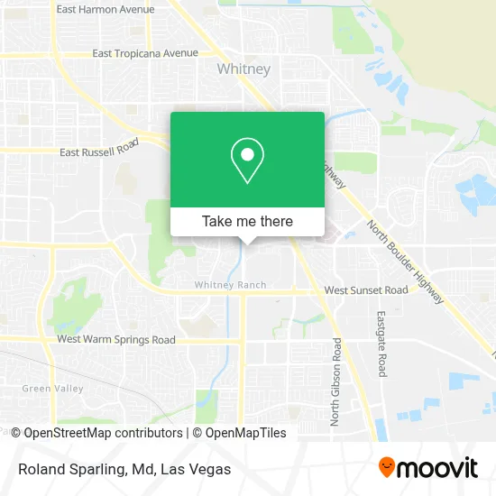 Roland Sparling, Md map