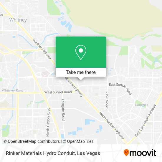 Rinker Materials Hydro Conduit map