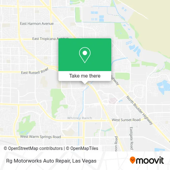 Rg Motorworks Auto Repair map
