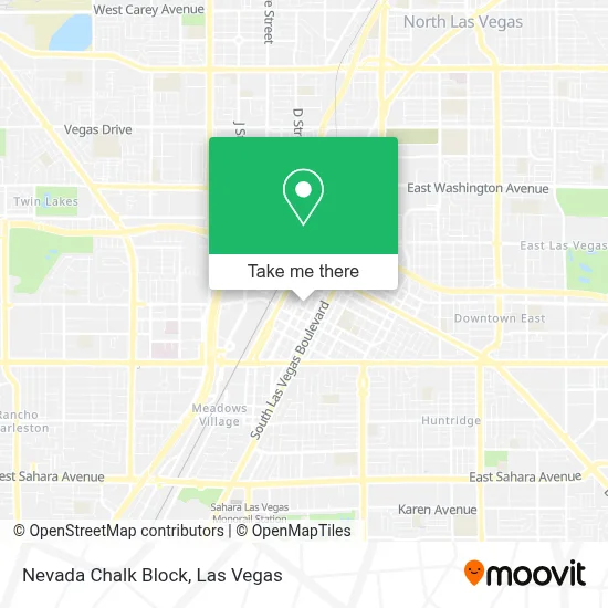 Nevada Chalk Block map