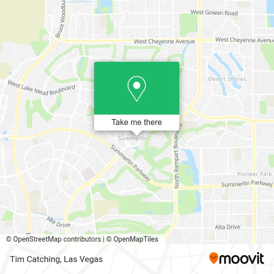 Tim Catching map