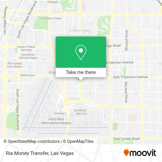 Ria Money Transfer map