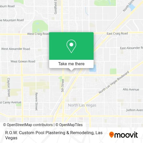R.O.W. Custom Pool Plastering & Remodeling map