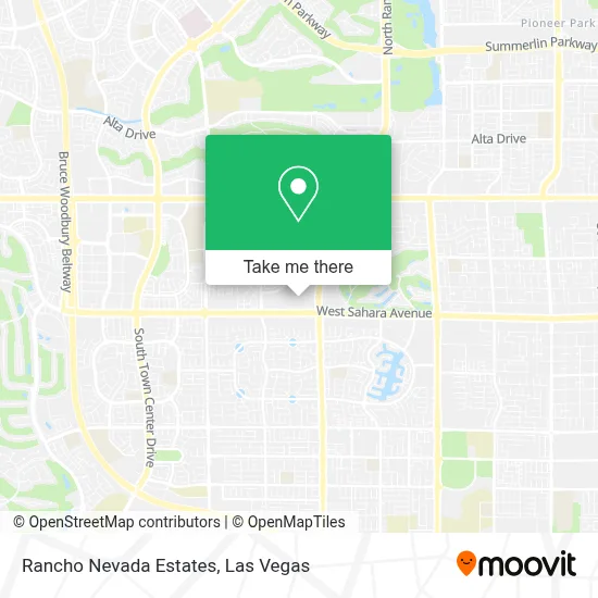 Rancho Nevada Estates map