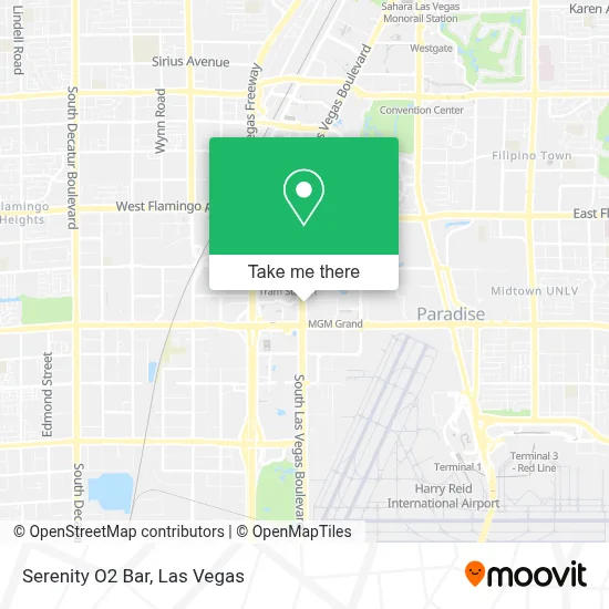 Serenity O2 Bar map
