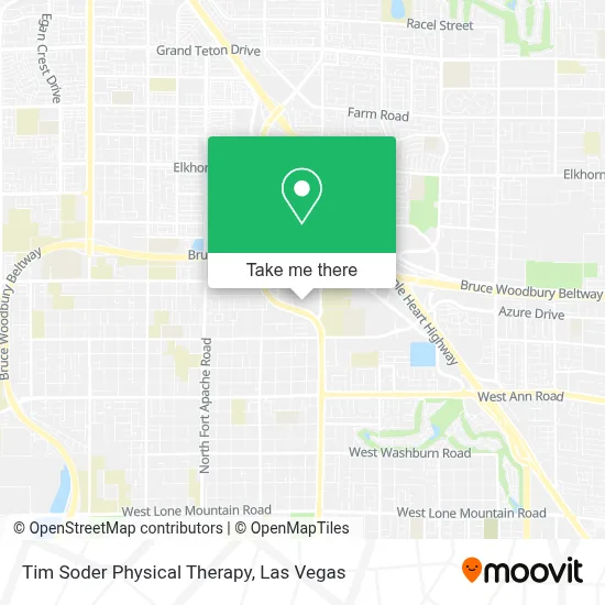 Tim Soder Physical Therapy map