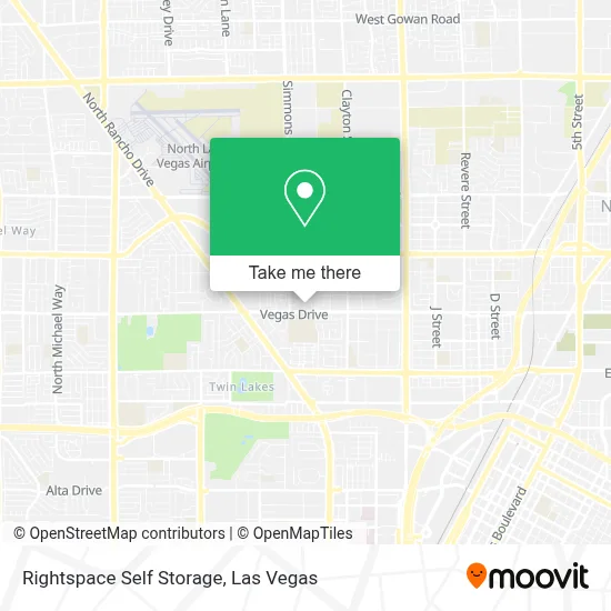 Rightspace Self Storage map