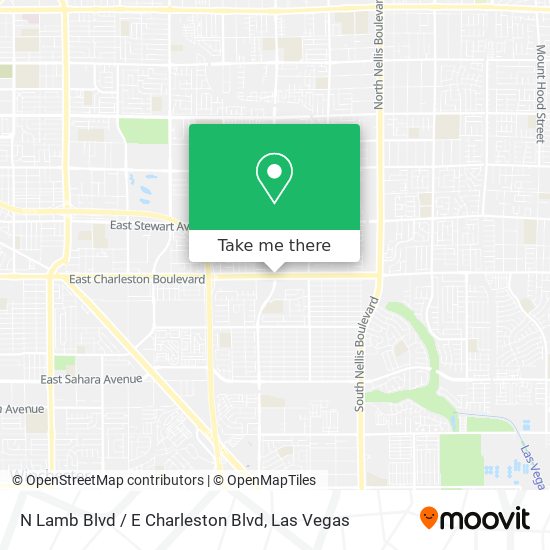 Mapa de N Lamb Blvd / E Charleston Blvd