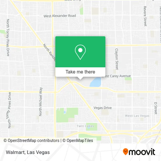 Walmart map