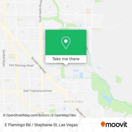 E Flamingo Rd / Stephanie St map