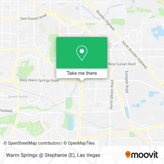 Warm Springs @ Stephanie (E) map