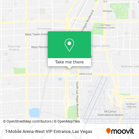 Arena Maps  T-Mobile Arena