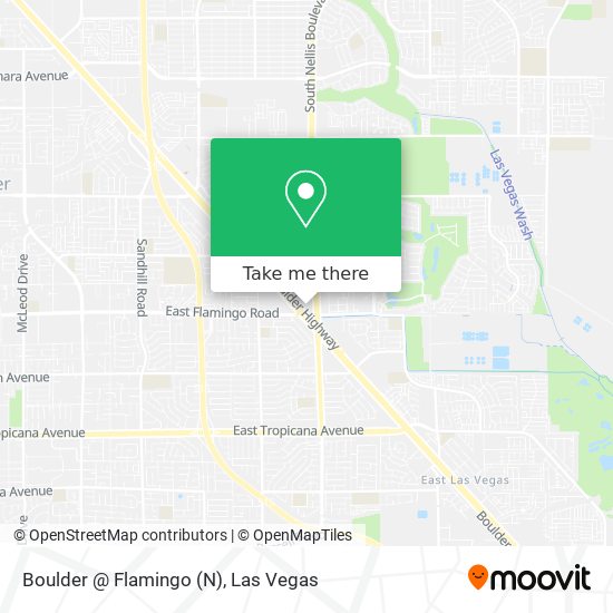 Mapa de Boulder @ Flamingo (N)