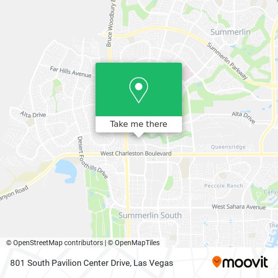 801 South Pavilion Center Drive map