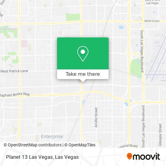 Mapa de Planet 13 Las Vegas