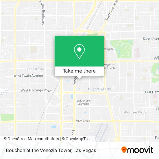 Mapa de Bouchon at the Venezia Tower