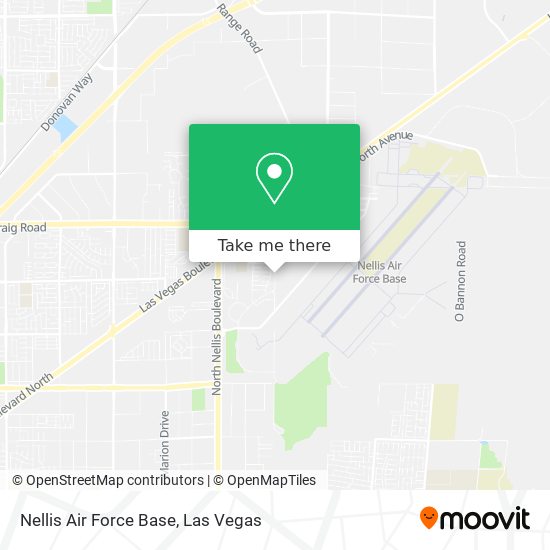 Nellis Air Force Base map