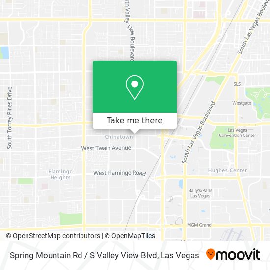 Mapa de Spring Mountain Rd / S Valley View Blvd
