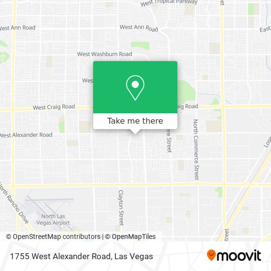 1755 West Alexander Road map