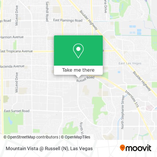 Mountain Vista @ Russell (N) map
