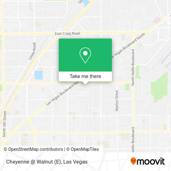 Mapa de Cheyenne @ Walnut (E)
