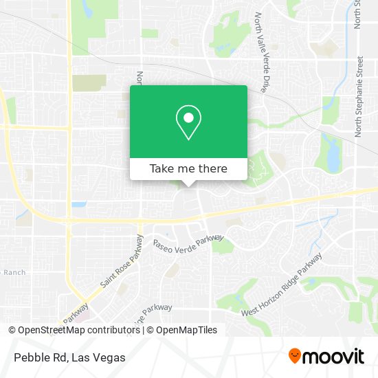 Mapa de Pebble Rd