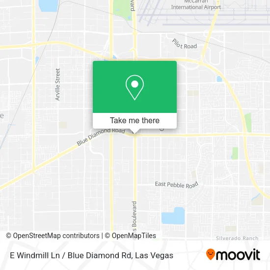 Mapa de E Windmill Ln / Blue Diamond Rd