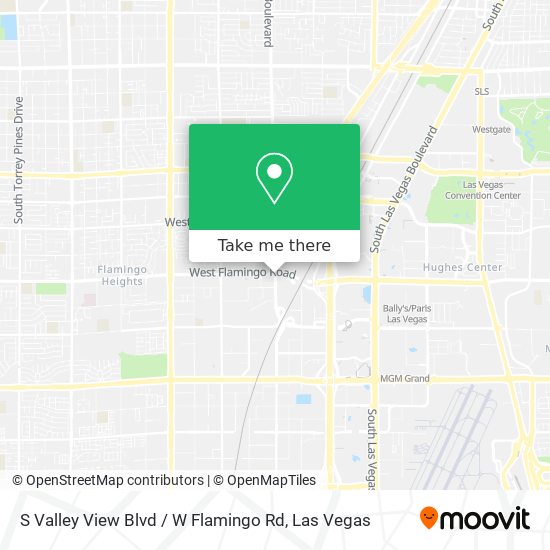 Mapa de S Valley View Blvd / W Flamingo Rd