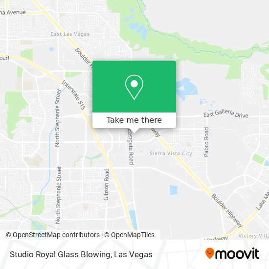 Studio Royal Glass Blowing map
