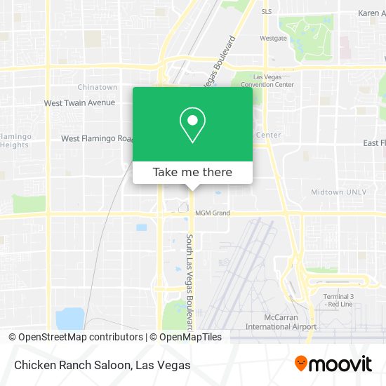 Mapa de Chicken Ranch Saloon