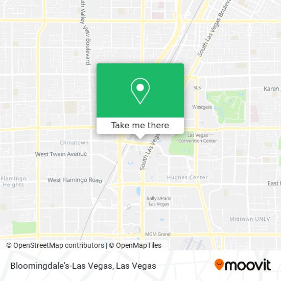 Mapa de Bloomingdale's-Las Vegas