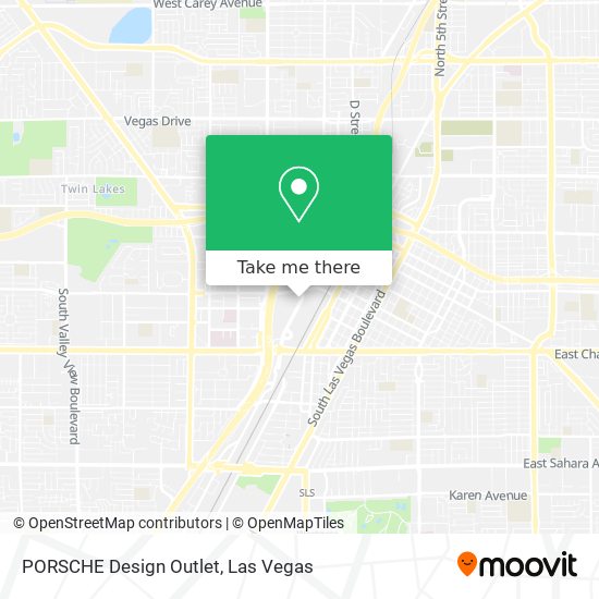 PORSCHE Design Outlet map