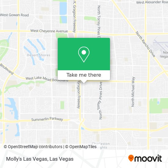 Mapa de Molly's Las Vegas