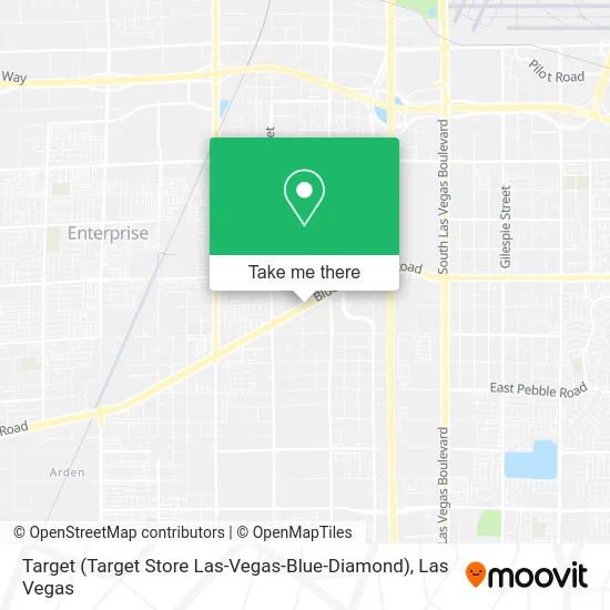 Target (Target Store Las-Vegas-Blue-Diamond) map