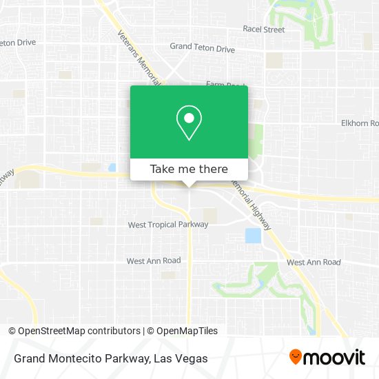 Grand Montecito Parkway map