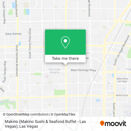 How to get to Makino (Makino Sushi & Seafood Buffet - Las Vegas) in Spring  Valley by Bus?